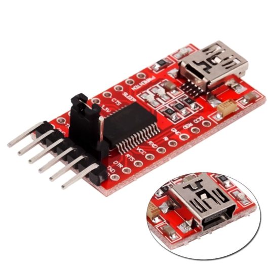 USB TO TTL Çevirici Modül FT232RL Arduino Yeni + 5 Pin Kablo - Görsel 3