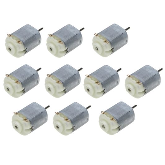 10 Adet DC Motor, Deney Motoru, 3V, 6V Motor Yüksek Devir Dinamo Motor
