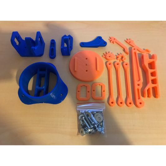 Arduino Robot Kol Plastik Set (17 Parça, Vida Seti Hediyeli) - Görsel 6