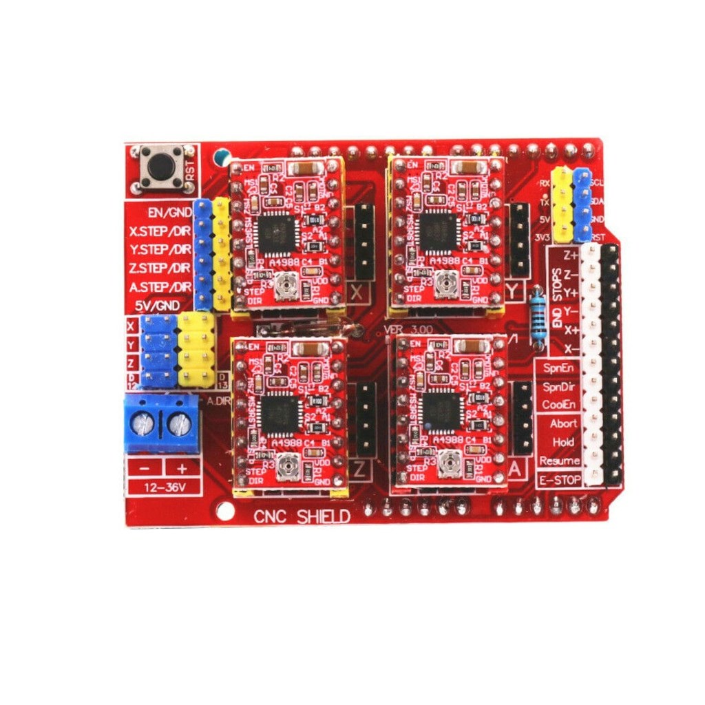 CNC Shield v3 предохранитель. 3д принтер на CNC Shield v3. Motor Shield a4988. Корпус на ардуино uno CNC Shield. Arduino cnc shield