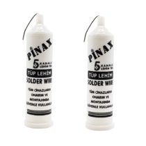 2 Adet - Pinax Tüp Lehim Teli 5 Kanallı 1.2Mm - Solder Wire 40gr.