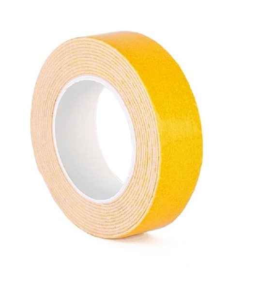 1 Adet - Çift Taraflı Köpük Bant 18 mm x 2 Metre Dayanıklı, Ultra Yapışma Özellikli