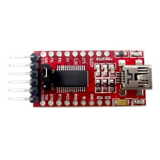 USB TO TTL Çevirici Modül FT232RL Arduino Yeni + 5 Pin Kablo - Görsel 6