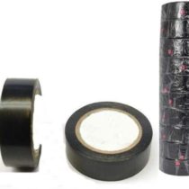 10 Adet - Elektrik Bandı Siyah - izole PVC Elektrik Bandı Bant