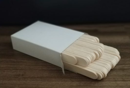 100 LÜK Abeslang Tahta Dil Çubuğu Basacağı - Ağda Spatulası, Spatula - Görsel 2