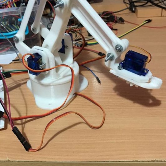 Arduino Robot Kol Plastik Set (17 Parça, Vida Seti Hediyeli) - Görsel 3