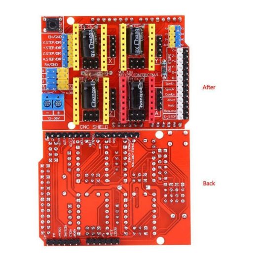 Arduino CNC Shield - A4988 Uyumlu CNC 3D Printer Step Motor - Görsel 2
