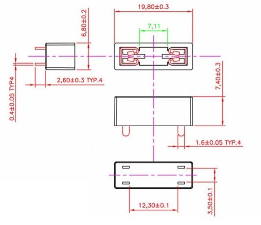 PCB Sigorta Yuvası, Sigorta Tutucu - Görsel 2