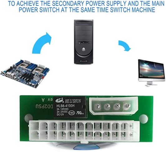 ADD2PSU 2 Güç Kaynağını Birbirine Bağlayın PSU Birleştirici - Görsel 3