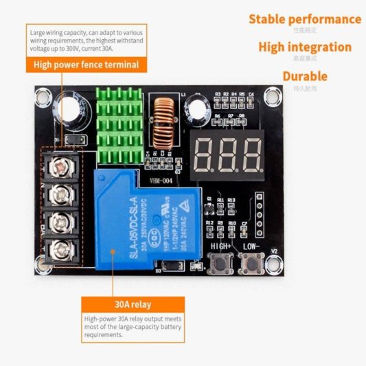 VHM-004 8-60V Lityum Pil - Akü Şarj Kontrol Devresi - Görsel 2
