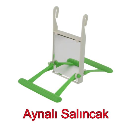 Kuş Kafesi Aynalı Salıncak Aynalı Kuş Salıncağı Tüneği- 1 Adet