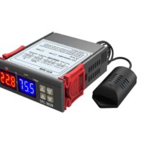 STC-3028 dijital sıcaklık nem ölçer 110-220V 10A termostat çift ekran termometre