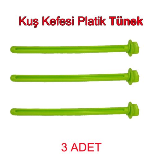 Plastik Tünek 20 cm - Kafes kuşları için, Kuş Tüneği - 3 Adet