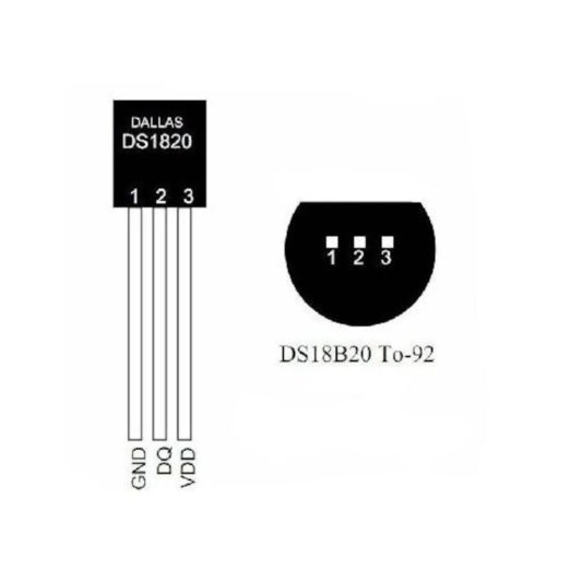 DS18B20 Sıcaklık Sensörü,  Arduino Temperature Sensör DS18B20+ - Görsel 2