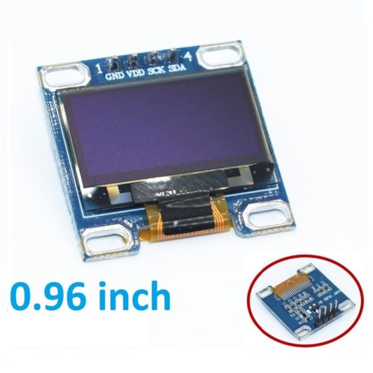 128x64 OLED Ekran LCD 0.96 I2C Arduino Raspberry PI Beyaz - Görsel 4