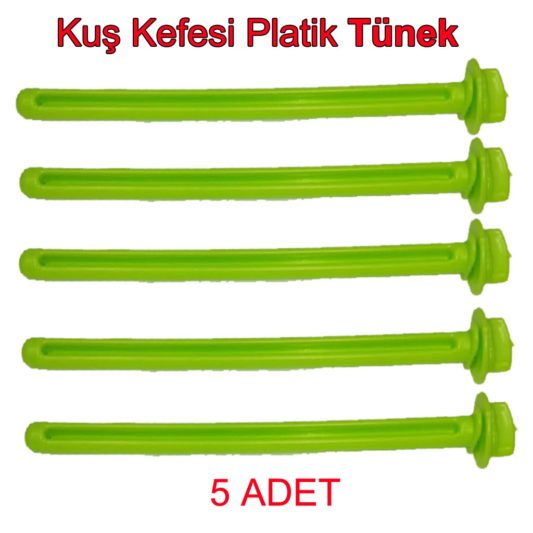 Plastik Tünek 20 cm - Kafes kuşları için, Kuş Tüneği - 5 Adet