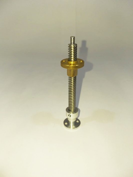 RC Servo Motor Kaplin, 3D Vidalı Mil Tutucu, Alüminyum Bağlantı Aparatı 8mm - Görsel 3