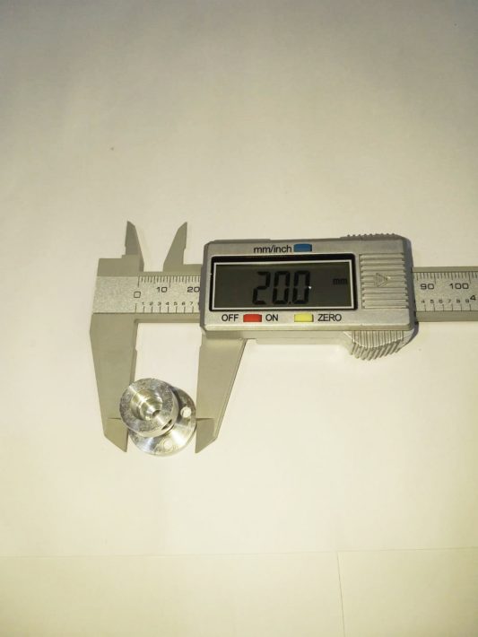 RC Servo Motor Kaplin, 3D Vidalı Mil Tutucu, Alüminyum Bağlantı Aparatı 8mm - Görsel 7