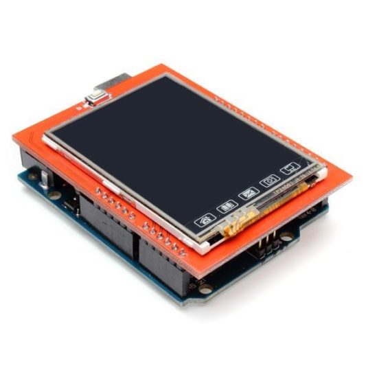 2.4'' TFT LCD SHİELD Rezistif Dokunmatik Ekran Arduino Uno Uyumlu - Görsel 3