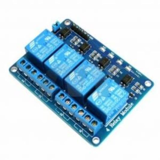 4 Kanal Röle Kartı, 4 Relay Module 5V - 4'lü 5V Röle Kartı - Görsel 2
