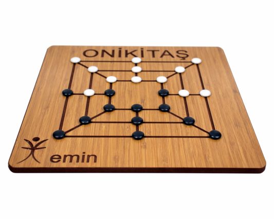 Ahşap Oniki Taş Strateji Oyunu, On İki Taş Zeka Oyunu - Görsel 6