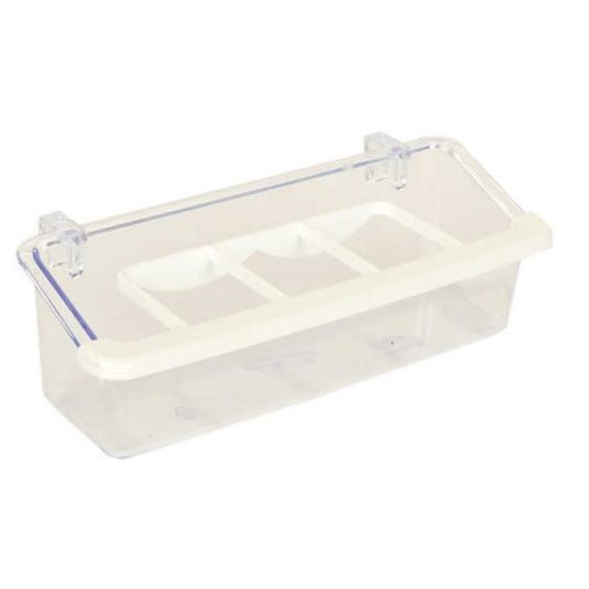 Tüm Kafes Kuşları için Izgaralı Yemlik 14 cm - 1 Adet