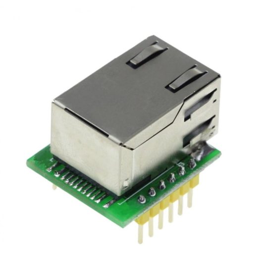 W5500 Ethernet Modülü USR-ES1 W5500 Chip SPI to LAN Ethernet Converter TCPIP Mod - Görsel 2