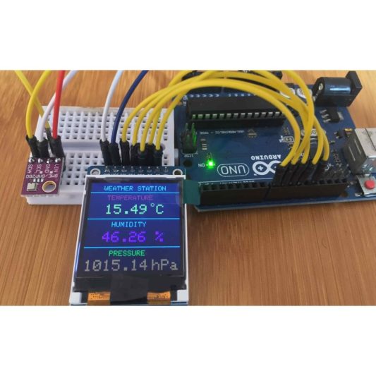 Sıcaklık Nem ve Barometrik Basınç Sensörü BME-280 BME280 5 Volt - Görsel 8