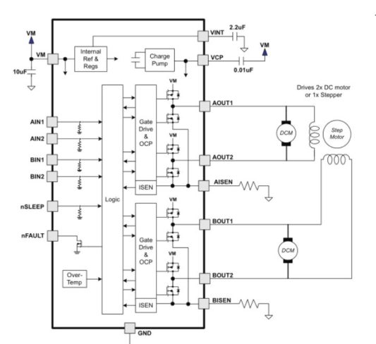 DRV8833 Çift Motor Sürücü 1A TB6612FNG, Arduino - Görsel 4