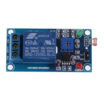 Arduino LDR Işık Sensörü Kontrollü Tekli Röle Kartı 12V Modülü