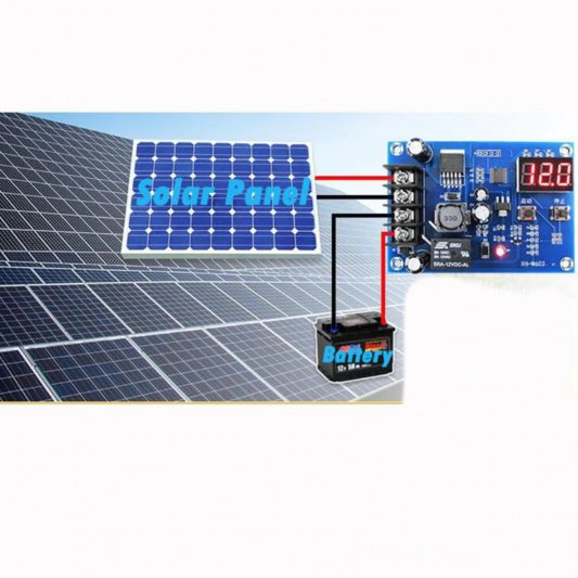 HW-632 12-24V Akü Şarj Kontrol Modülü Güneş, Lityum Li-on Batarya - Görsel 5