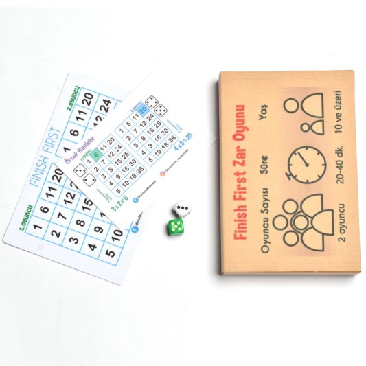 Finish First Zar Oyunu - Matematik İşlem Zeka Oyunu - Görsel 4