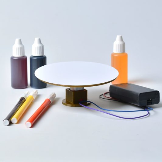 Çılgın Ressam Robot - Spin Art STEM Kodlama Robotik DIY Kit Kendin Yap Robotu - Görsel 5
