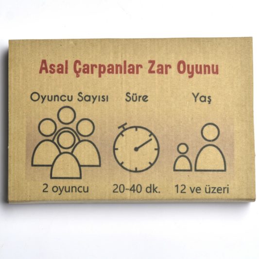 Asal Sayılar Zar Oyunu - Matematik İşlem Zeka Oyunu - Görsel 3