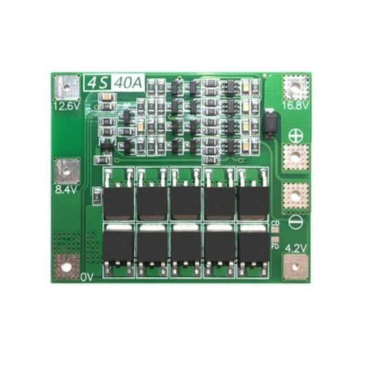4S 40A 14.8V Enhanced Versiyon Lityum Batarya BMS Koruma Kartı