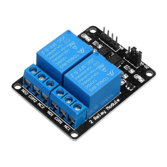 12V 2 Kanal Röle Kartı (Geliştirme Kartlarıyla Uyumlu) Arduino