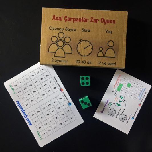Asal Sayılar Zar Oyunu - Matematik İşlem Zeka Oyunu