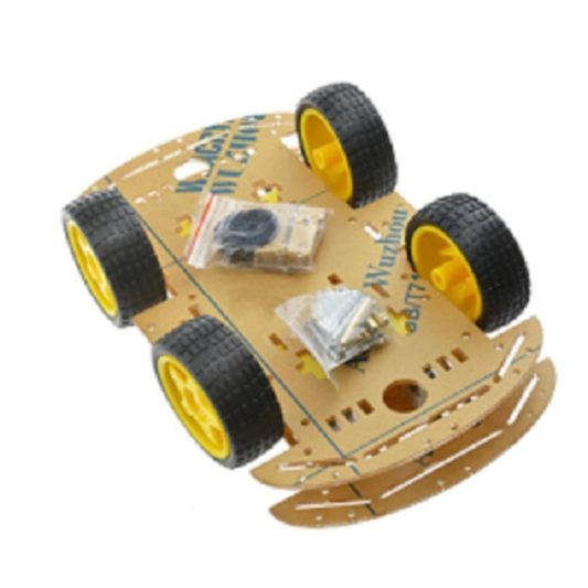 Arduino 4WD Robot Araba Platformu Kiti Seti, Proje Set Platform - Görsel 3