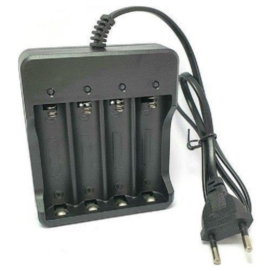 3.7v 18650 Pil Şarj Cihazı 4 lü Lityum Lithium Batarya Şarj Aleti - Görsel 2