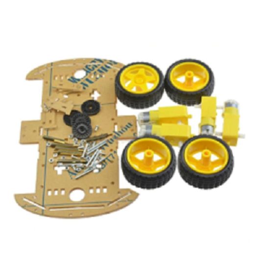 Arduino 4WD Robot Araba Platformu Kiti Seti, Proje Set Platform