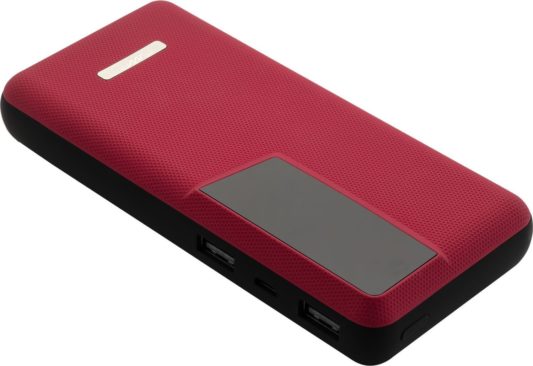 MF Product Jettpower 0143 10000 mAh Led Ekranlı Powerbank Kırmızı - Görsel 3