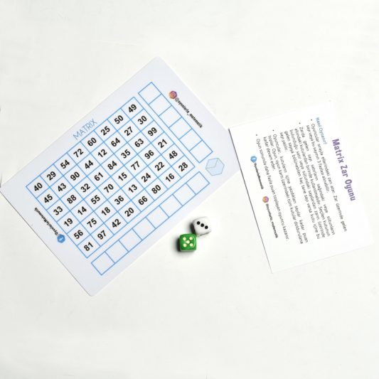 Matrix Zar Oyunu - Matematik İşlem Zeka Oyunu - Görsel 4