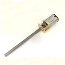 N20 6v 300rmp 12mm Redüktörlü Dc Motor Vidalı Uzun Mil M4 Vida