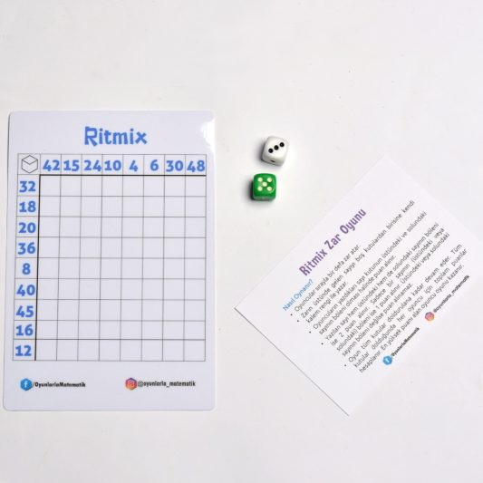 Ritmix Zar Oyunu - Matematik İşlem Zeka Oyunu - Görsel 4