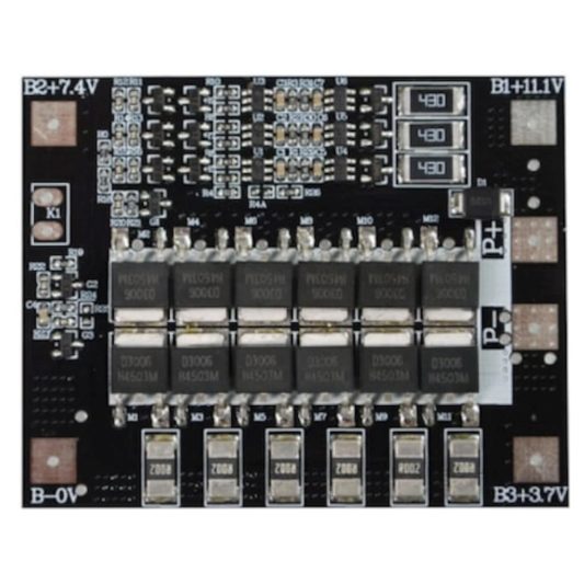 3S 50A 11.1V BMS Pil Koruma Balans Kartı 18650 lityum Li-ion Batarya