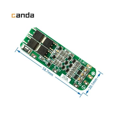 3S 20A 11.1V BMS Pil Koruma Balans Kartı 18650 lityum Li-ion Batarya - Görsel 4