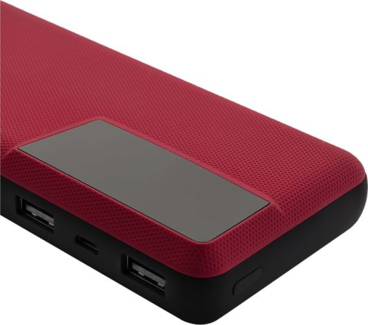 MF Product Jettpower 0143 10000 mAh Led Ekranlı Powerbank Kırmızı - Görsel 4