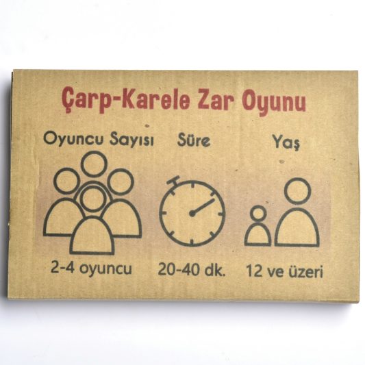 Çarp-Karele Zar Oyunu - Matematik İşlem Zeka Oyunu - Görsel 3