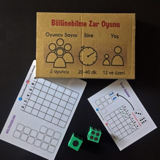 Bölünebilme Zar Oyunu - Matematik İşlem Zeka Oyunu