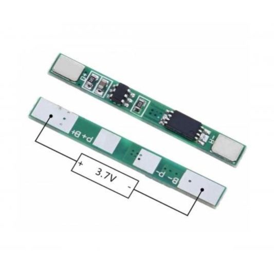 1S 3A 3.7V BMS Koruma Balans Kartı Lityum Li-ion Batarya 18650 Pil - Görsel 2